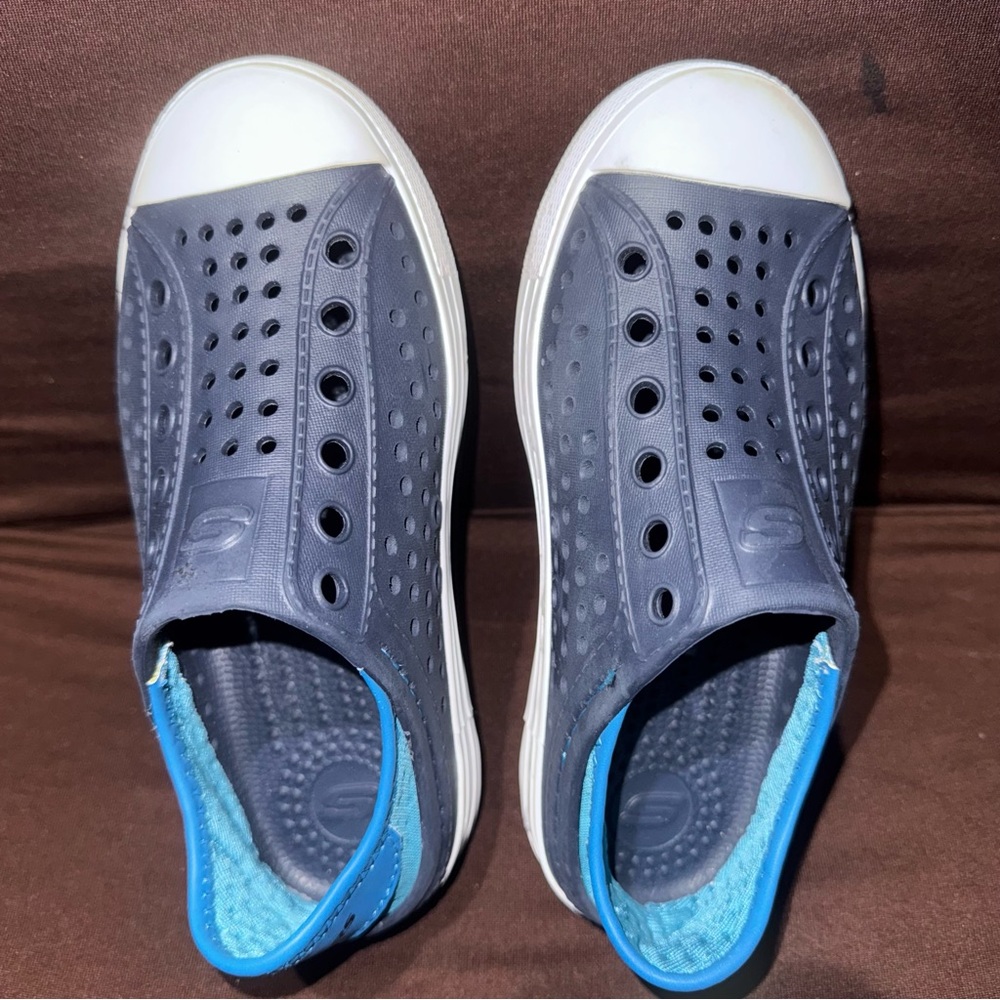 Navy Blue Slip-On Shoes